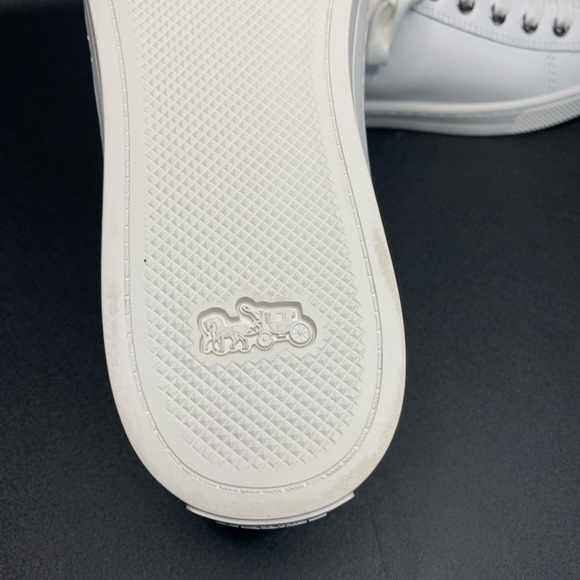 Coach NWT Women's Porter Sneaker White Size 10b - Picture 8 of 8